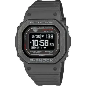 CASIO G-SHOCK G-SQUAD CARDIOMETER BLUETOOTH GREY RESIN STRAP MEN WATCH DW-H5600MB-8JR