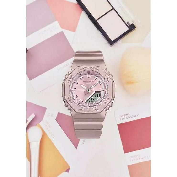 CASIO G-SHOCK LIMITED MODEL ANALOG DIGITAL PINK LADIES WATCH GMA-P2100ST-4AJF
