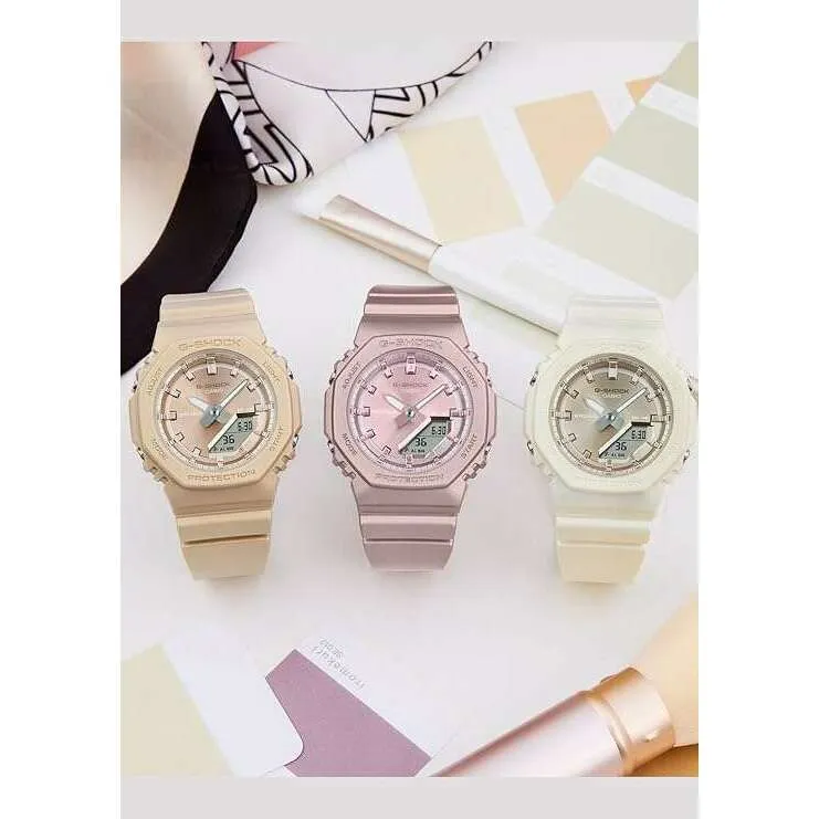 CASIO G-SHOCK LIMITED MODEL ANALOG DIGITAL PINK LADIES WATCH GMA-P2100ST-4AJF
