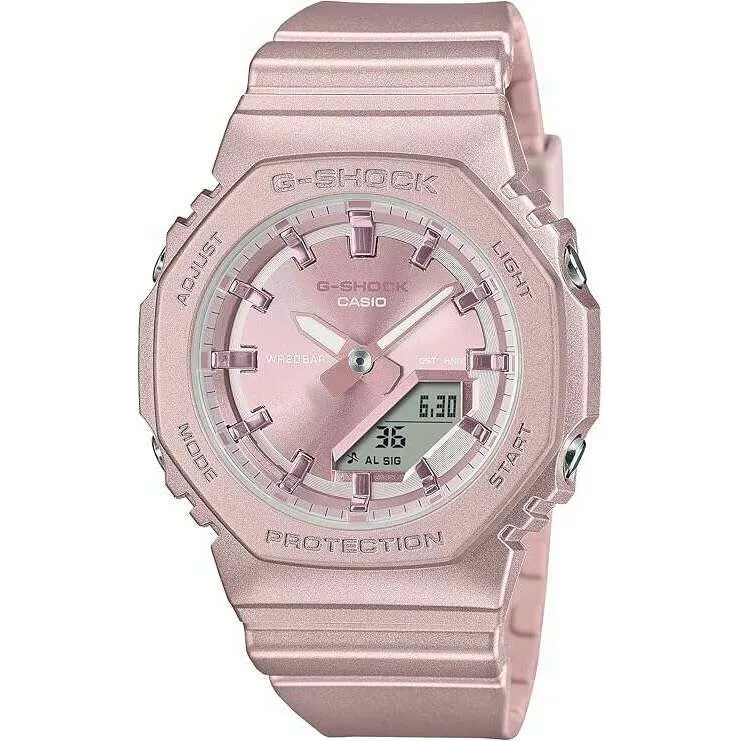 CASIO G-SHOCK LIMITED MODEL ANALOG DIGITAL PINK LADIES WATCH GMA-P2100ST-4AJF