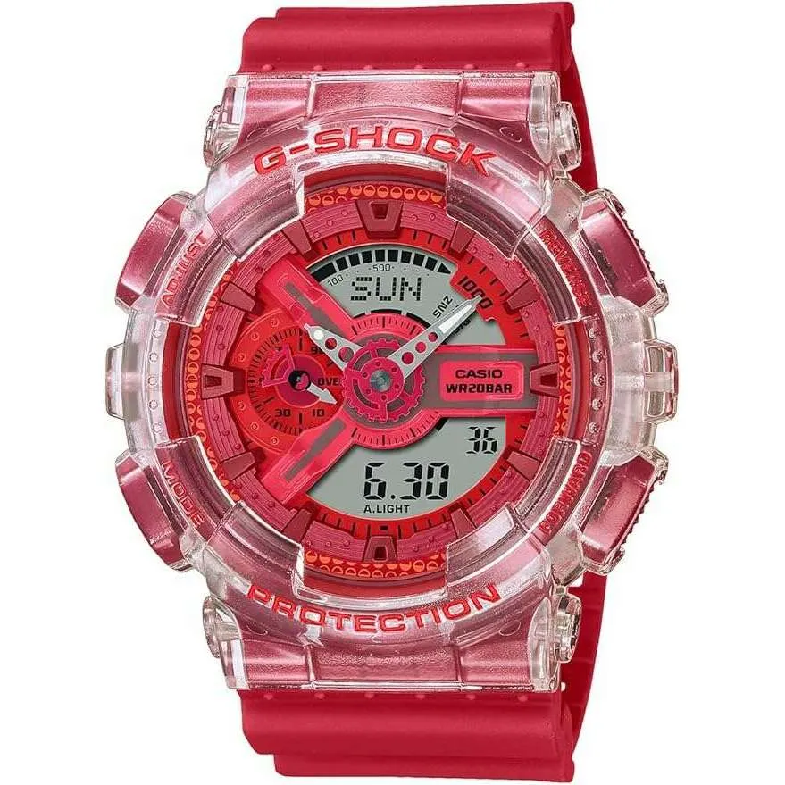 CASIO G-SHOCK LUCKY DROP SERIES LIMITED MODEL RED MEN WATCH GA-110GL-4AJR