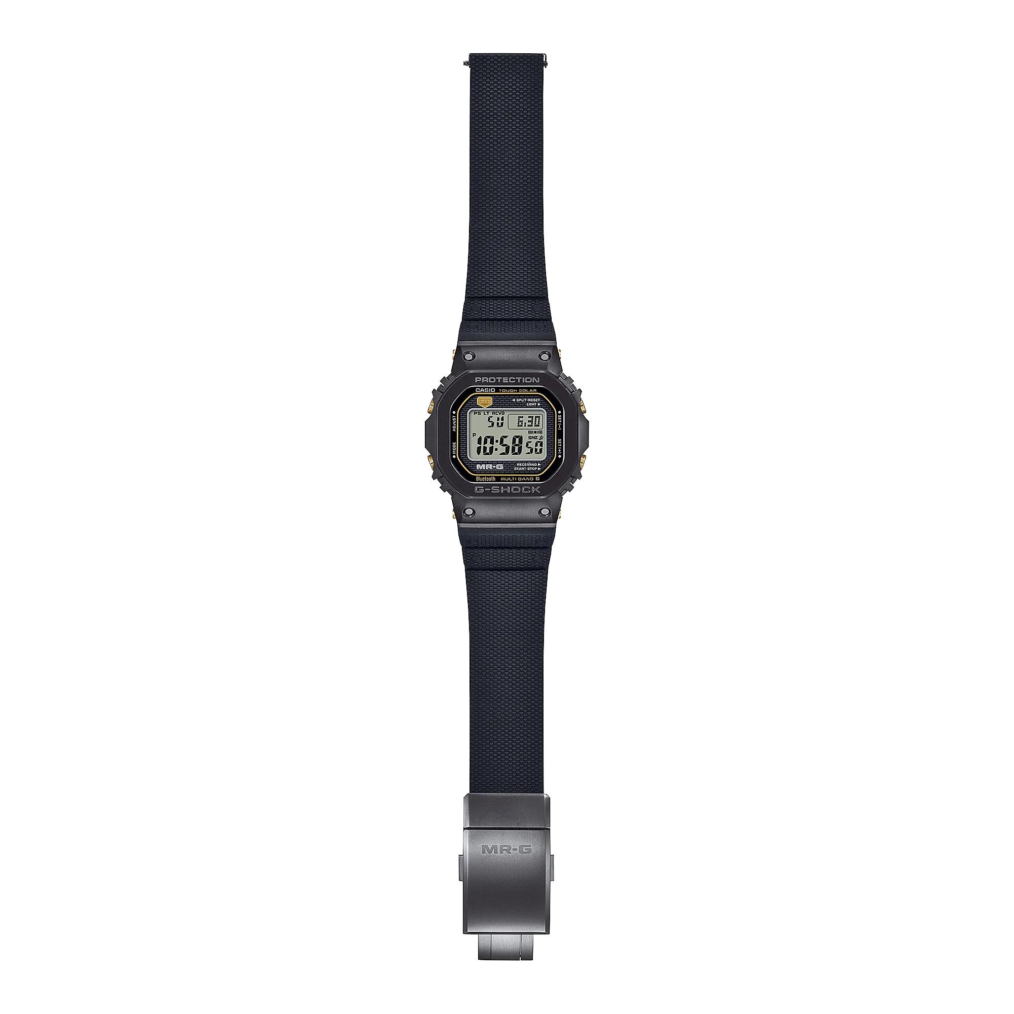 Casio G-Shock MR-G MRGB5000R-1 Titanium Black Rubber Tough Solar Bluetooth Radio Controlled Watch