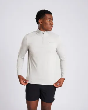 Central 1/4 Zip Top Ice Grey