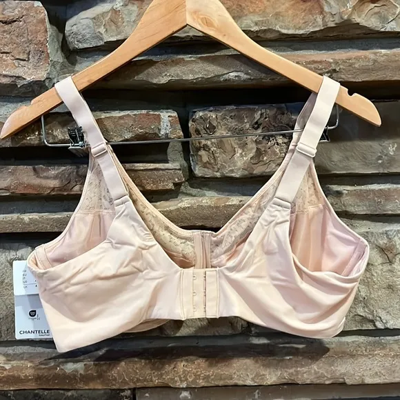 Chantelle Group Norah Floral Stretch Lace T-Shirt Bra Nude Blush