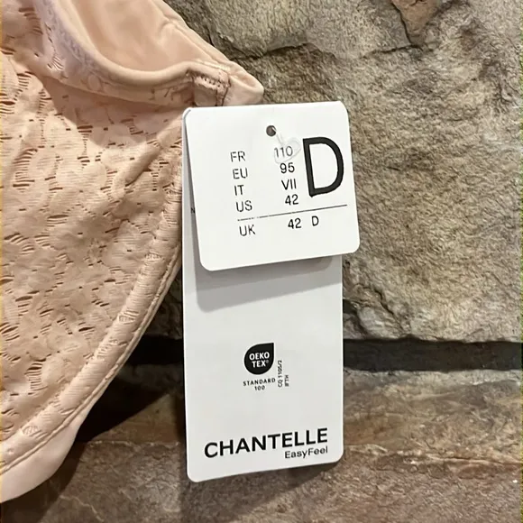 Chantelle Group Norah Floral Stretch Lace T-Shirt Bra Nude Blush