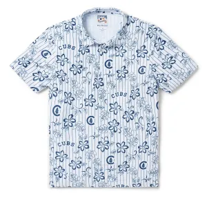 CHICAGO CUBS COOPERSTOWN PERFORMANCE POLO