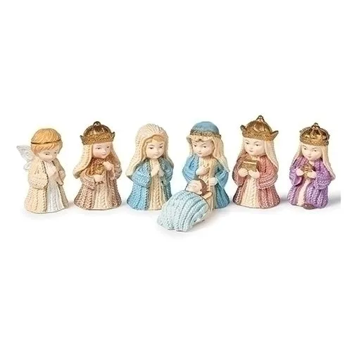 Child Christmas Pageant By Arch Figure 4" height