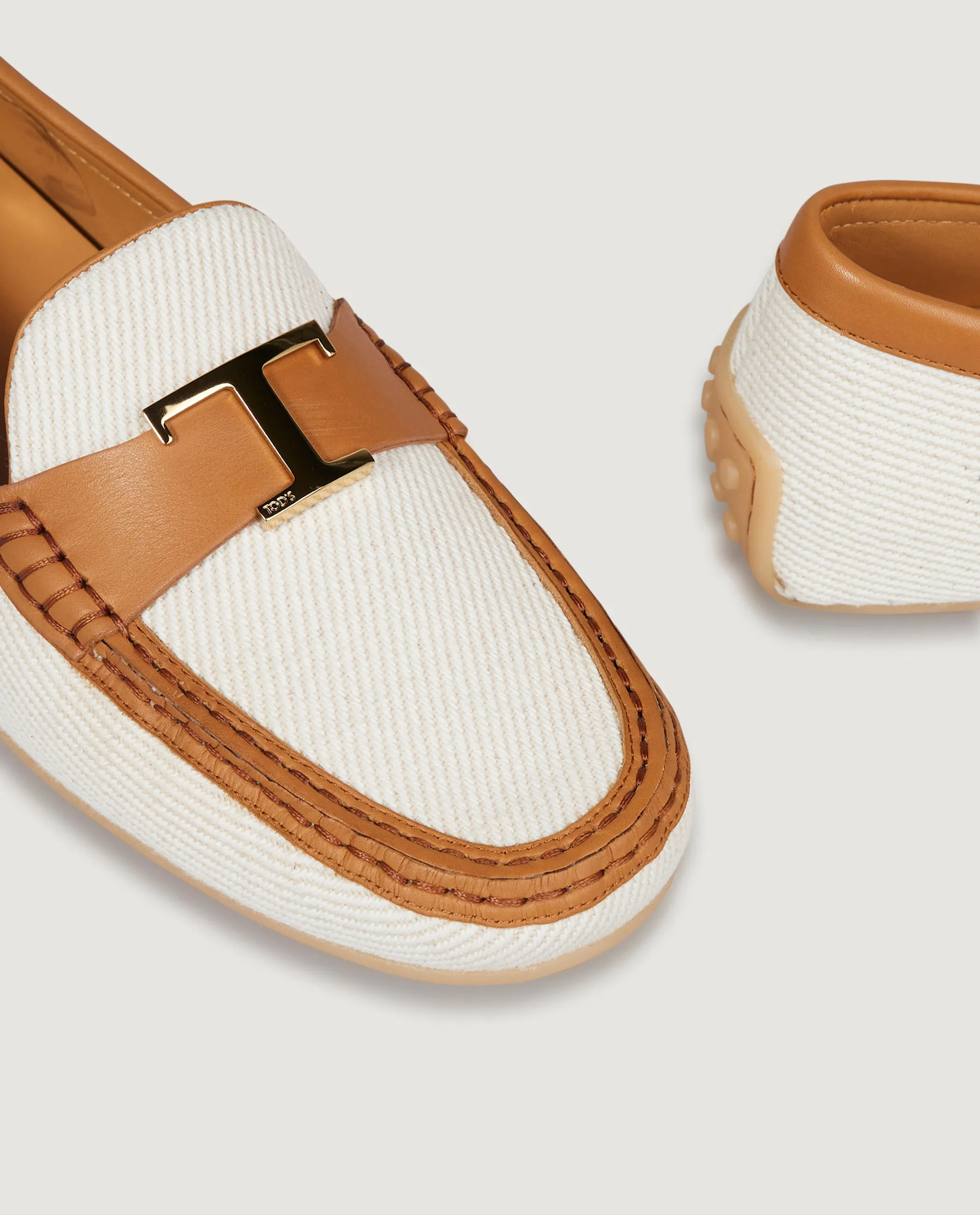 City Gommino Driving Schoenen - Ecru