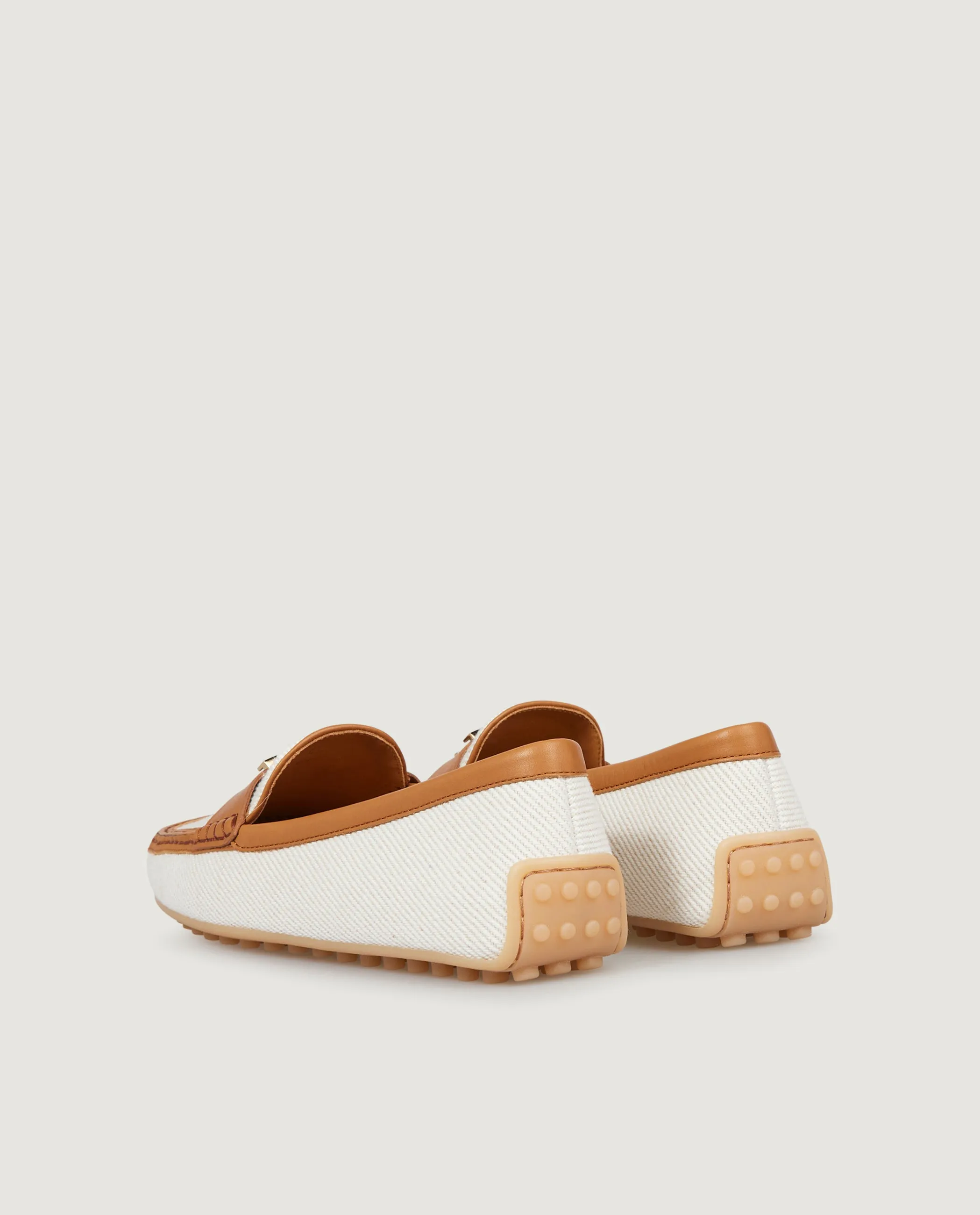 City Gommino Driving Schoenen - Ecru