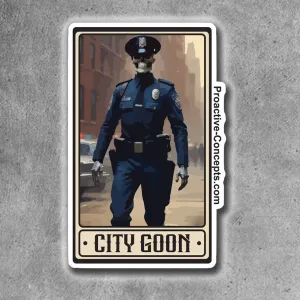 City Goon Card - Sticker