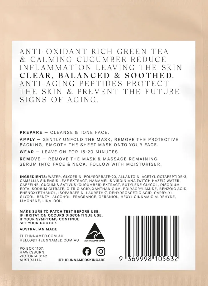 Clarifying & soothing sheet mask
