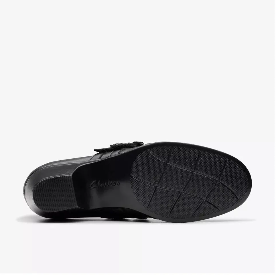 Clarks Women's Emily2 Jane Black Leather 26179603