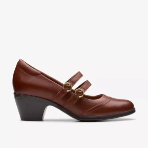 Clarks Women's Emily2 Jane Tan Leather 26179604