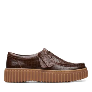 Clarks Women's Torhill Bee Brown Croc 26175908