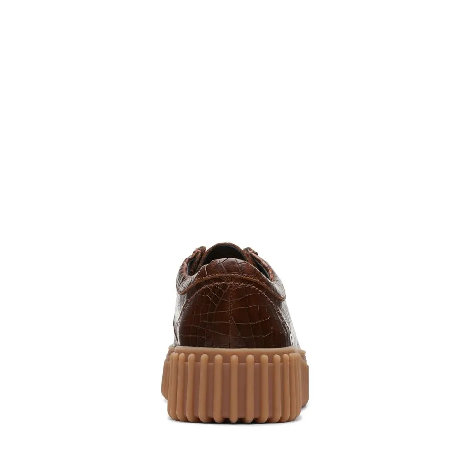 Clarks Women's Torhill Bee Brown Croc 26175908