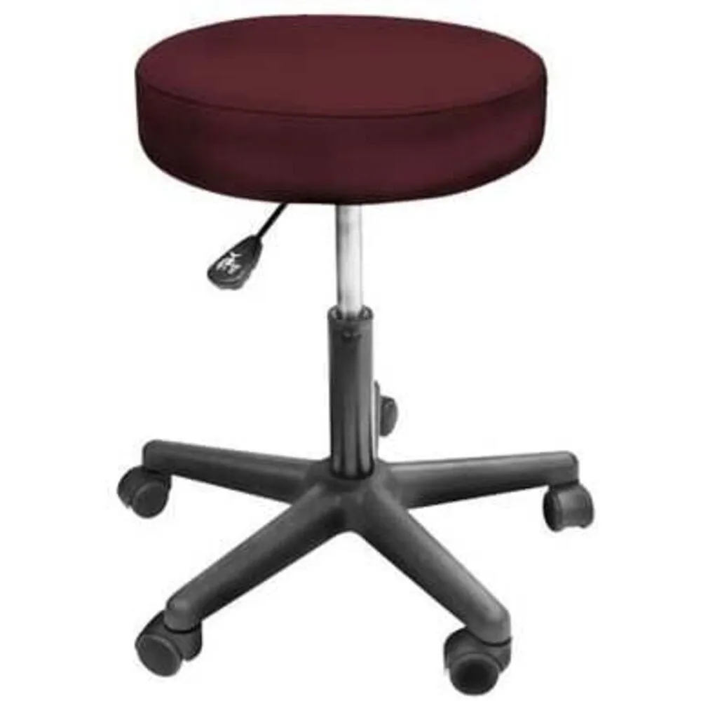 Classic Rolling Stool / Adjustable Height from 20" - 26" by Custom Craftworks