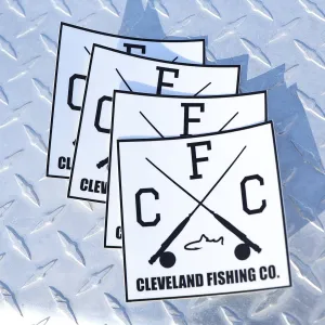 Cleveland Fishing Company | Logo Sticker Square