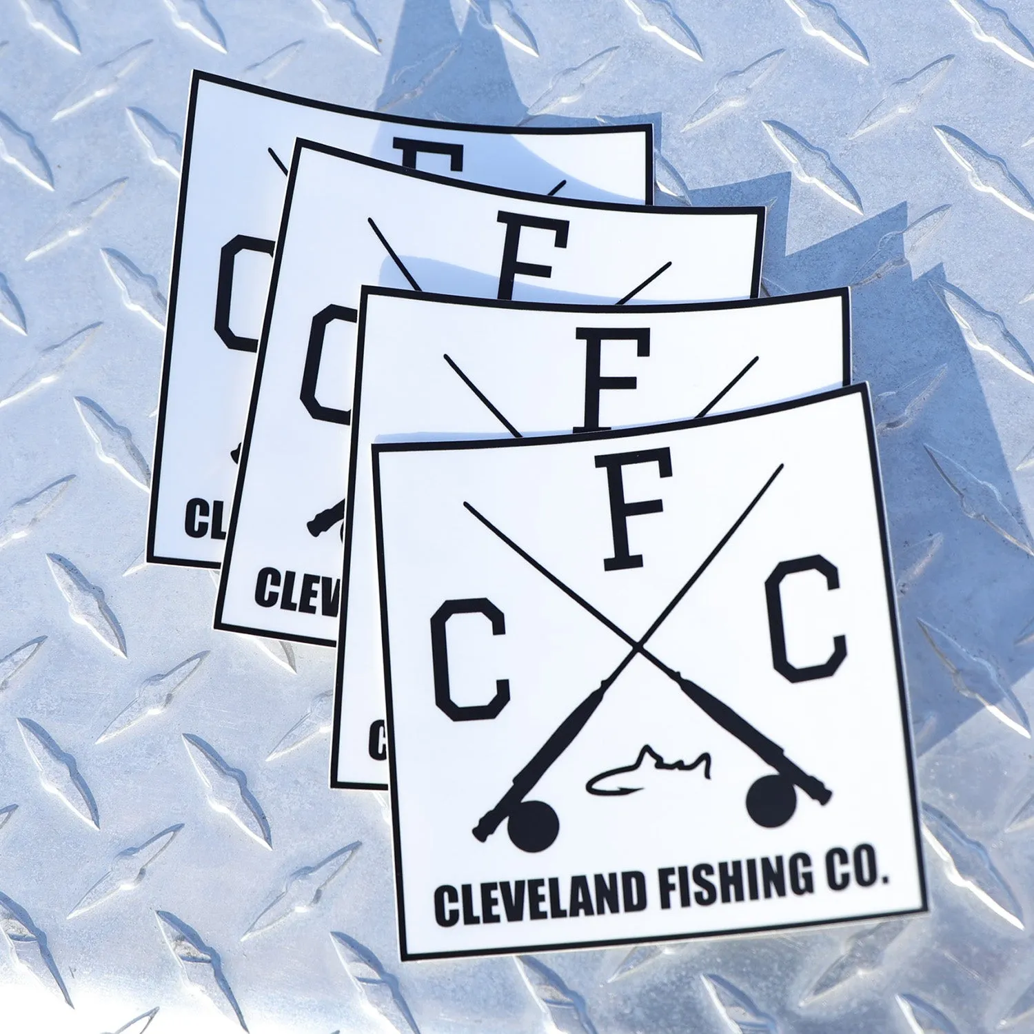 Cleveland Fishing Company | Logo Sticker Square