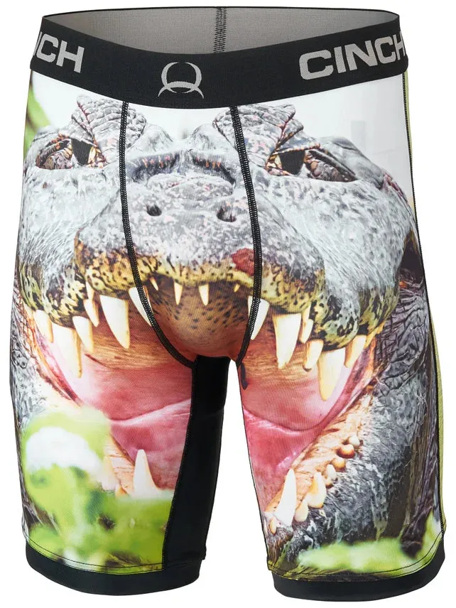 CLMXY6010012 Cinch Men's 9" Boxer Briefs "Croc"