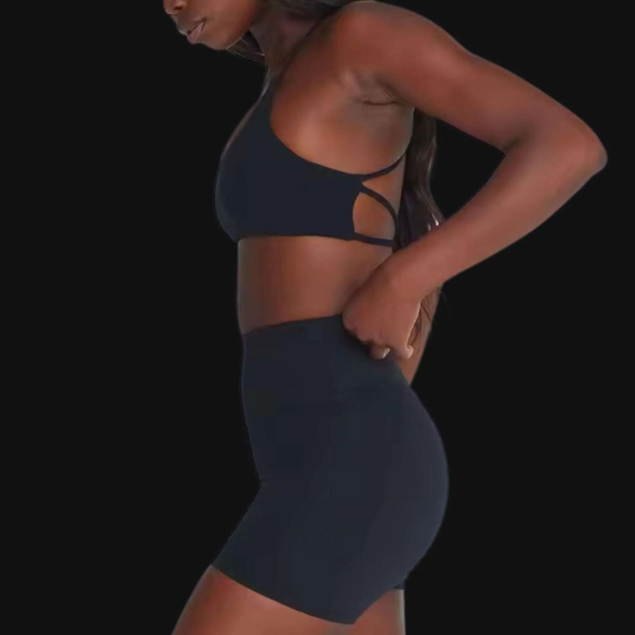 Crossover Strappy Sports Bra