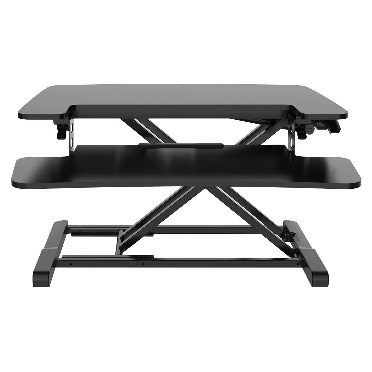 Dellonda 71cm Height Adjustable Standing Desk Converter, 50cm Max Height, 15kg Capacity - DH14