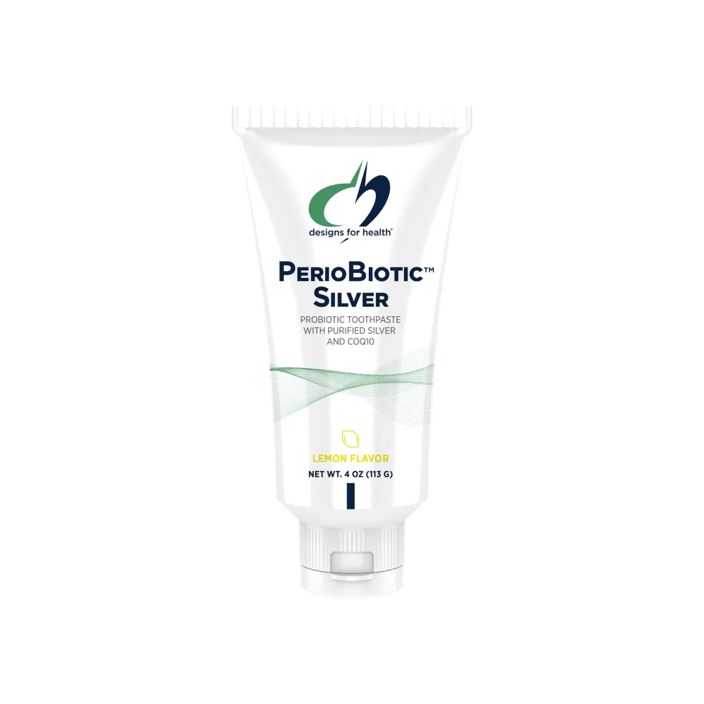 Designs For Health Periobiotic Silver Toothpaste Lemon 113g