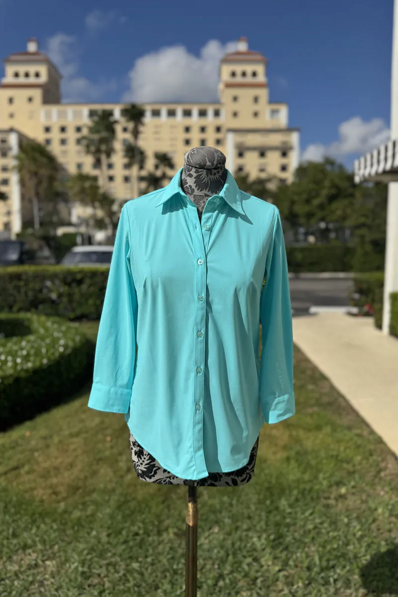 Diane Shirt in Seafoam