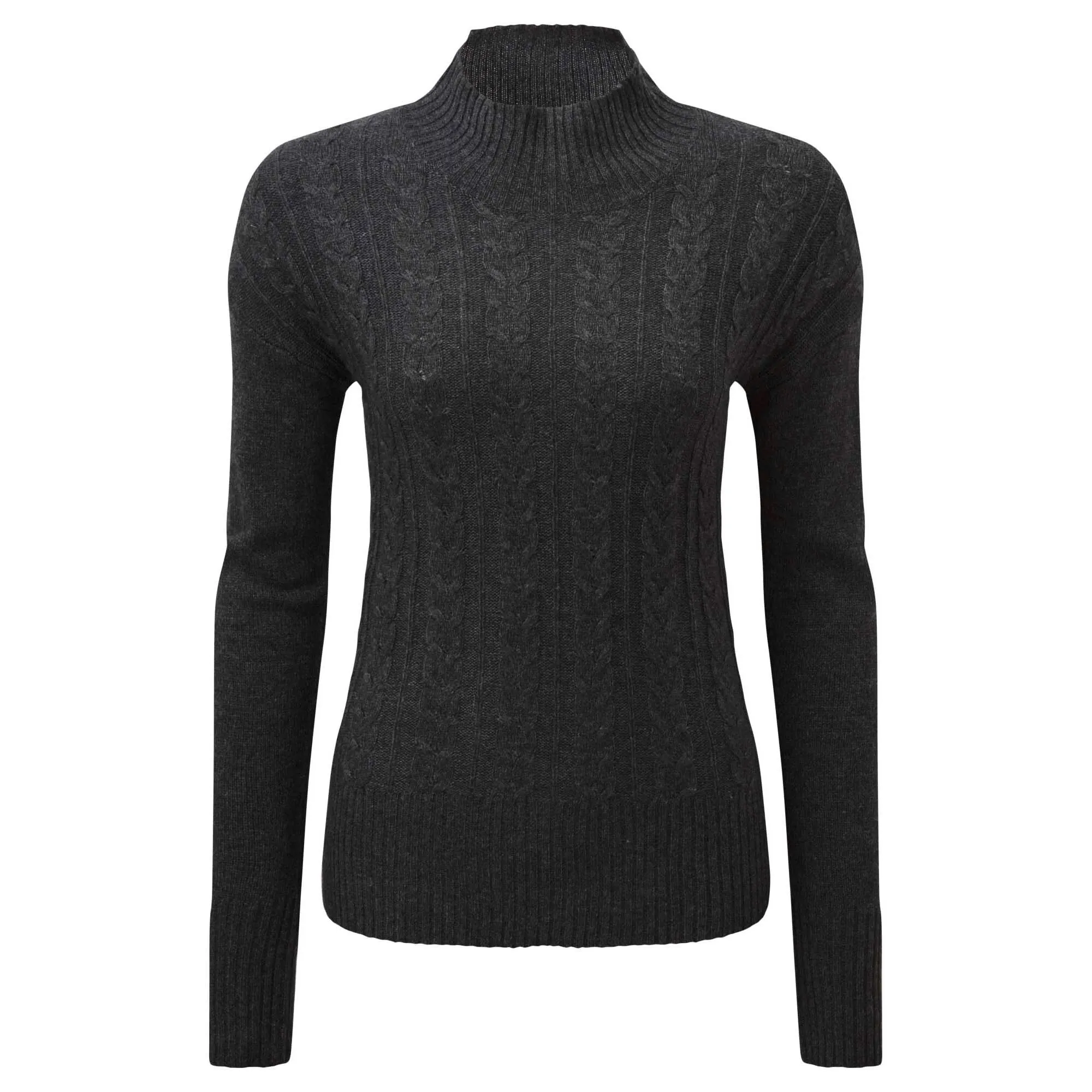 Dolkar Mock Neck - Dark Kharani