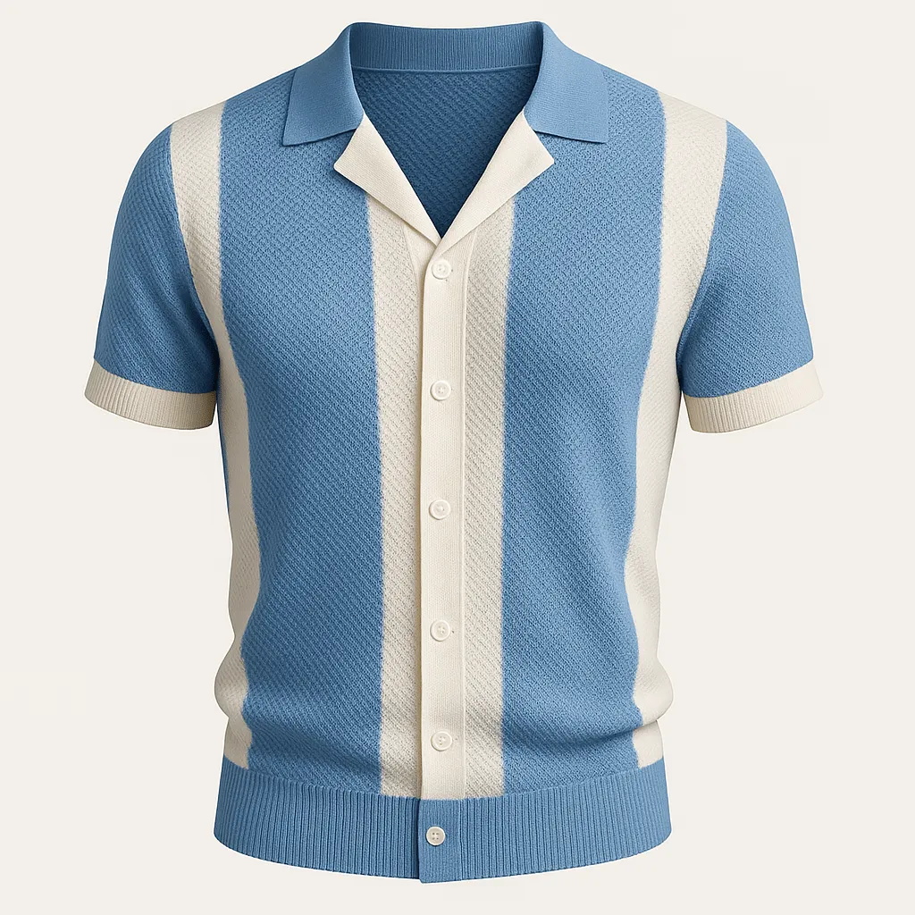 Domoir | Mariner Stripe Knit Tee