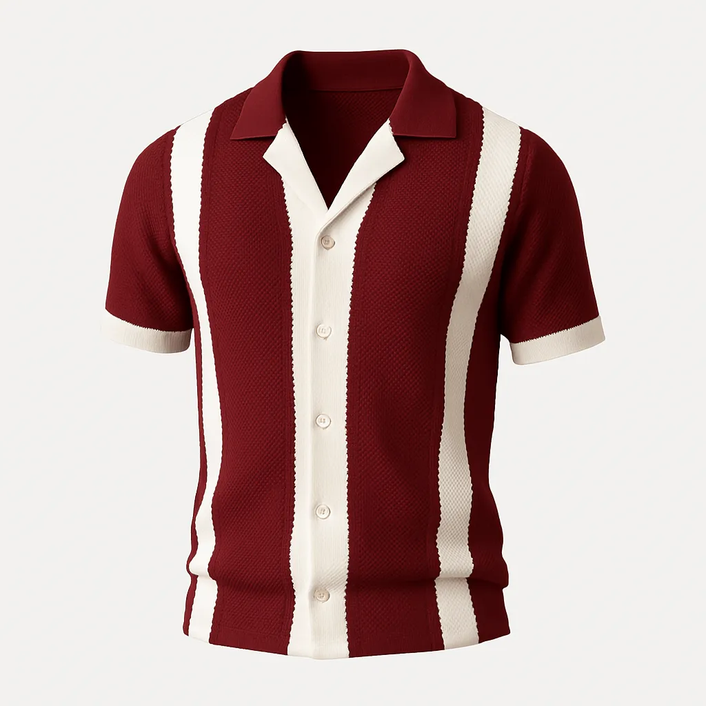 Domoir | Mariner Stripe Knit Tee