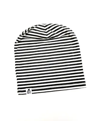 Dust Stripe Bamboo Slouchy Hat