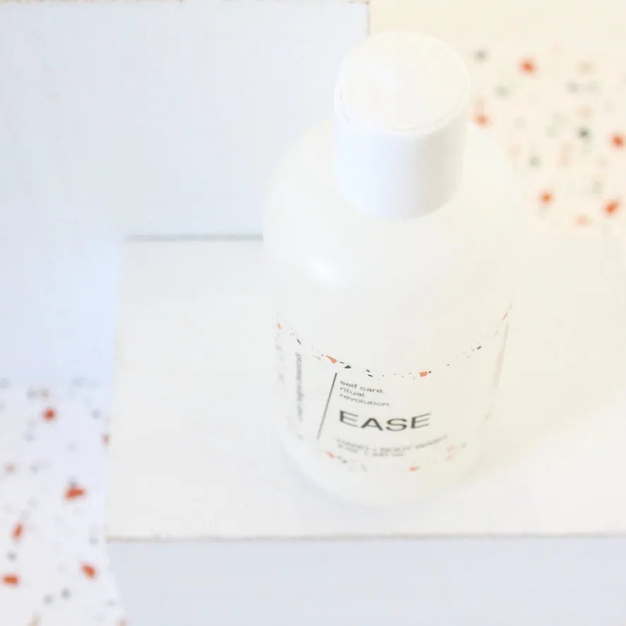 EASE Hand and Body Wash. Palo Santo. Magnesium. Shea Butter. Aloe. Lavender. 8 oz.
