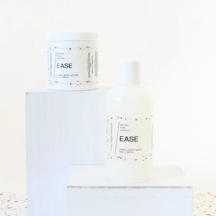 EASE Hand and Body Wash. Palo Santo. Magnesium. Shea Butter. Aloe. Lavender. 8 oz.