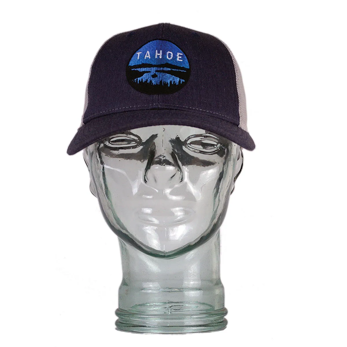 Emerald Bay Trucker Hat - Navy Heather/Silver