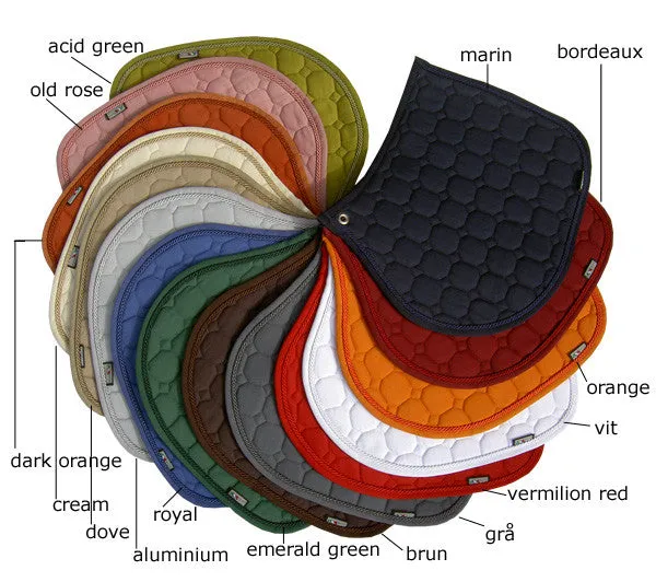 Equiline Octagon Plain Saddle Blanket - Dressage