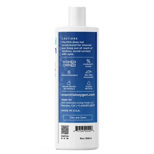 Essential Oxygen Food Grade Hydrogen Peroxide | 473mL