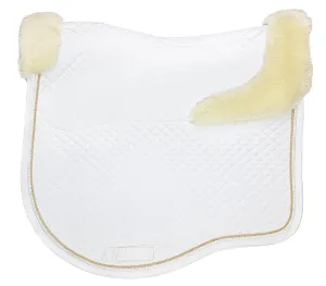 Estate Fleece Dressage Saddlecloth White