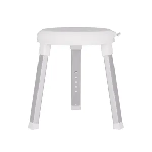 Evekare Deluxe Height-adjustable Rotating Bathroom Stool