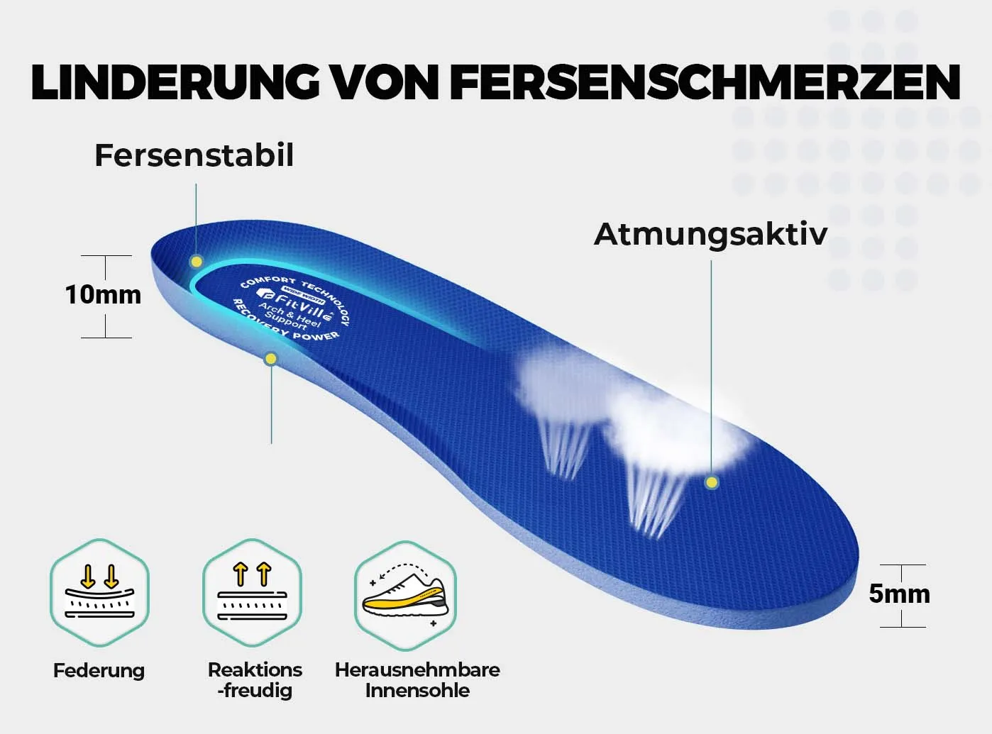 FitVille Herren Rambler Freizeitschuhe V1