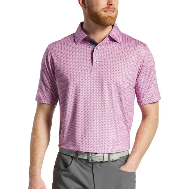 Footjoy Men's Leaf Lisle Polo