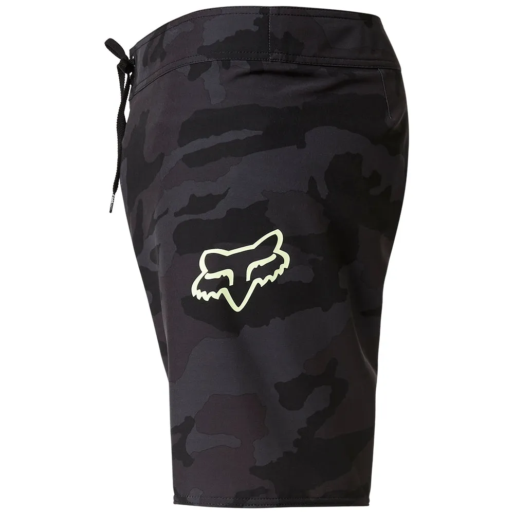 FOX OVERHEAD CAMO STRETCH BOARDSHORTS [BLACK CAMO]