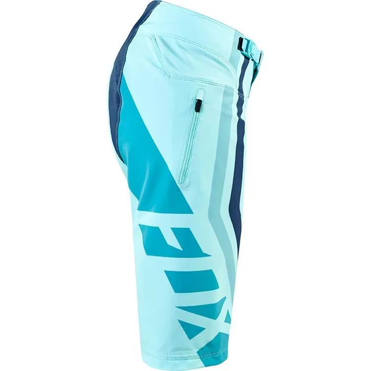Fox Womens Flexair Seca Shorts - Ice Blue