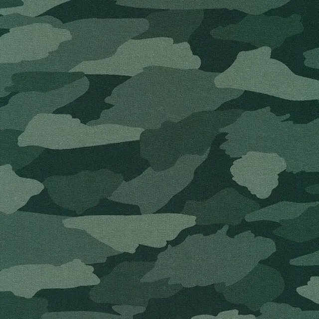 French Terry Prints- Charcoal $18.50/yd