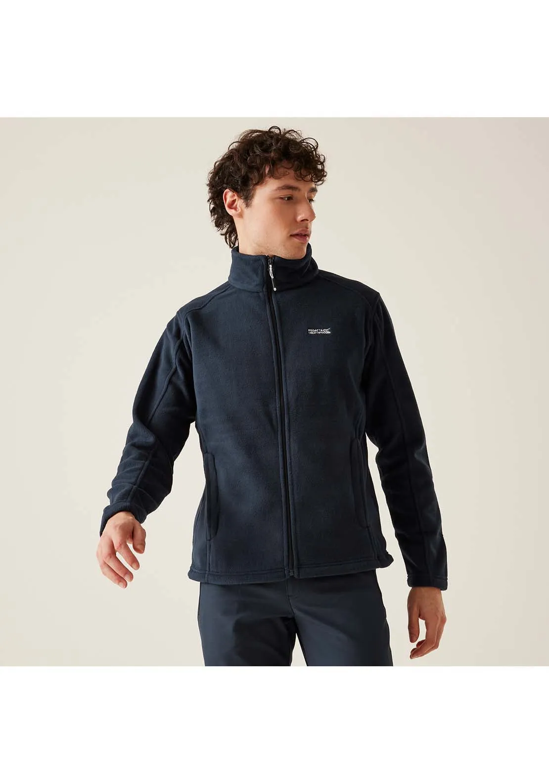 Full Zip Fleece - Navy