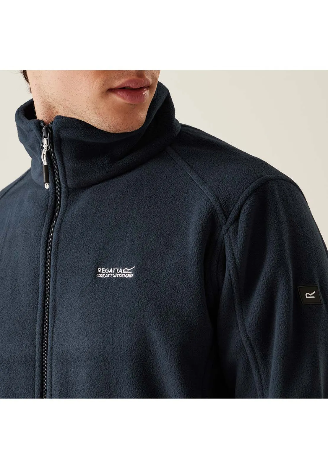 Full Zip Fleece - Navy