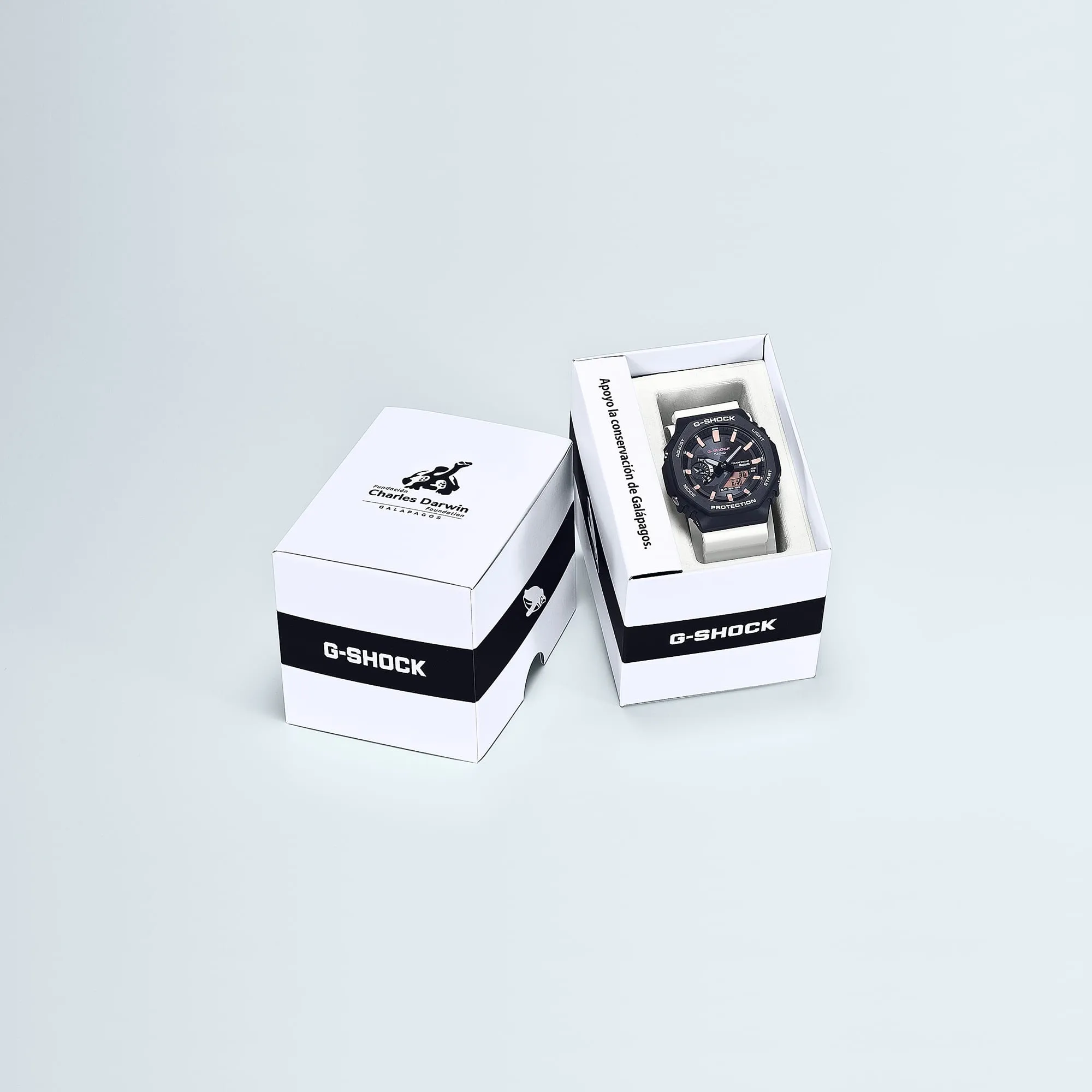 G-Shock Charles Darwin Foundation Galápagos Penguin Black White Tough Solar Watch GAB2100CD1A7
