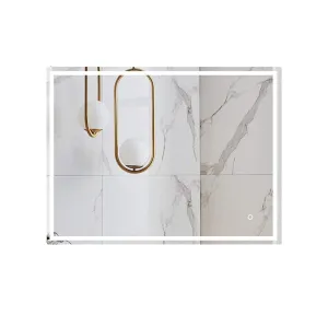 GOMINIMO LED Mirror with Bluetooth Speaker 800mm Rectangle GO-BM-105-JR