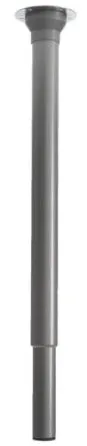Height Adjustable Desk or Table Legs - Silver
