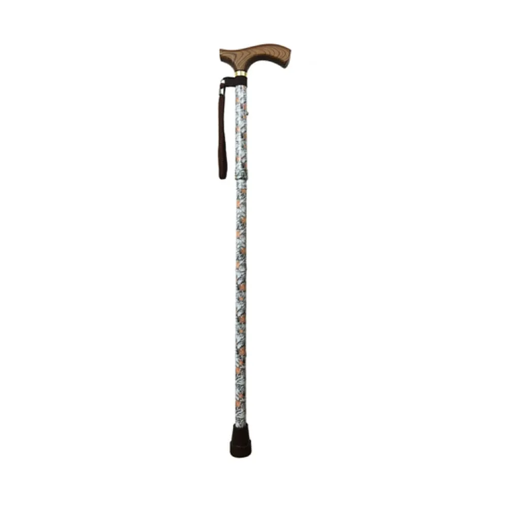 Hibiscus Foldable & Adjustable Height Walking Cane