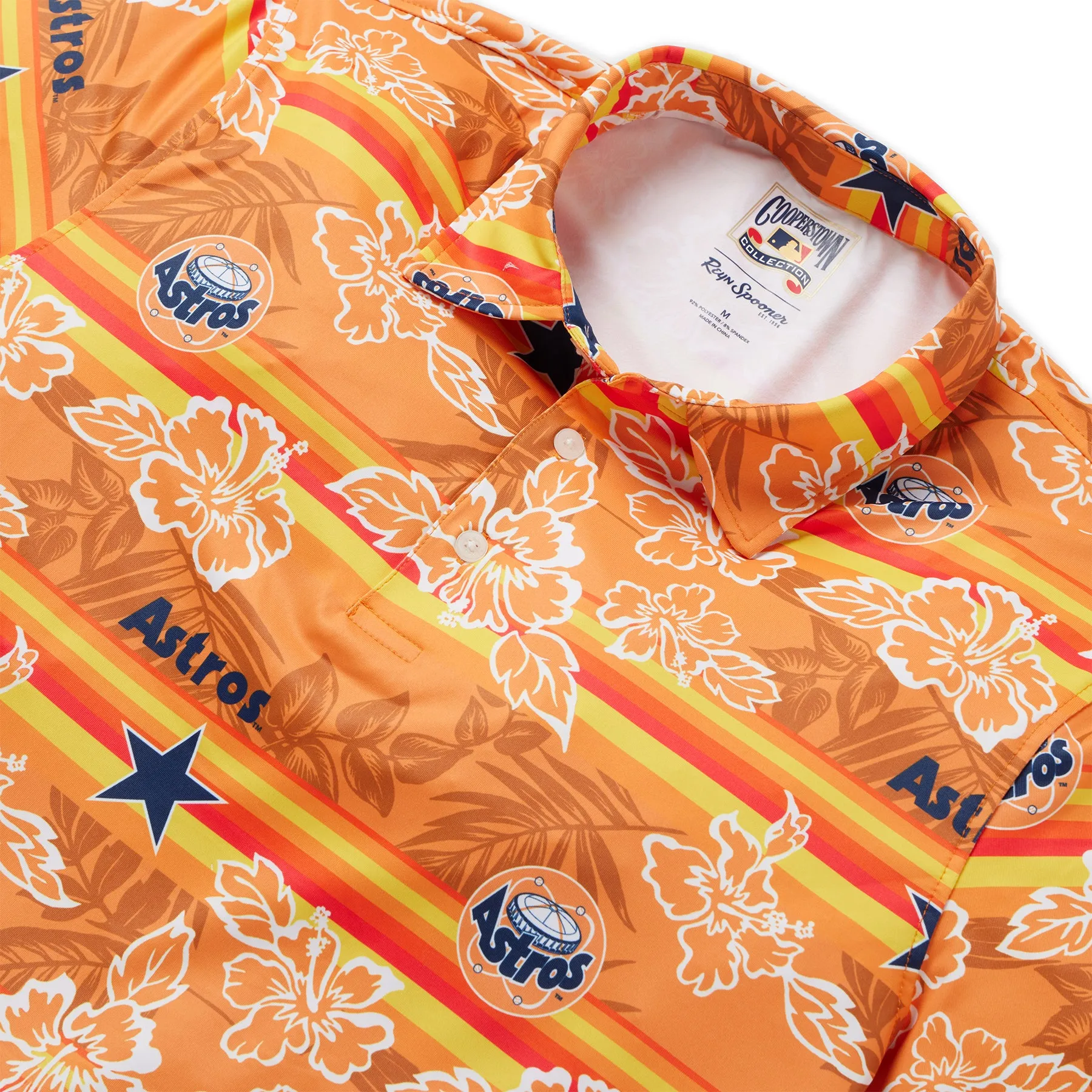 HOUSTON ASTROS COOPERSTOWN PERFORMANCE POLO